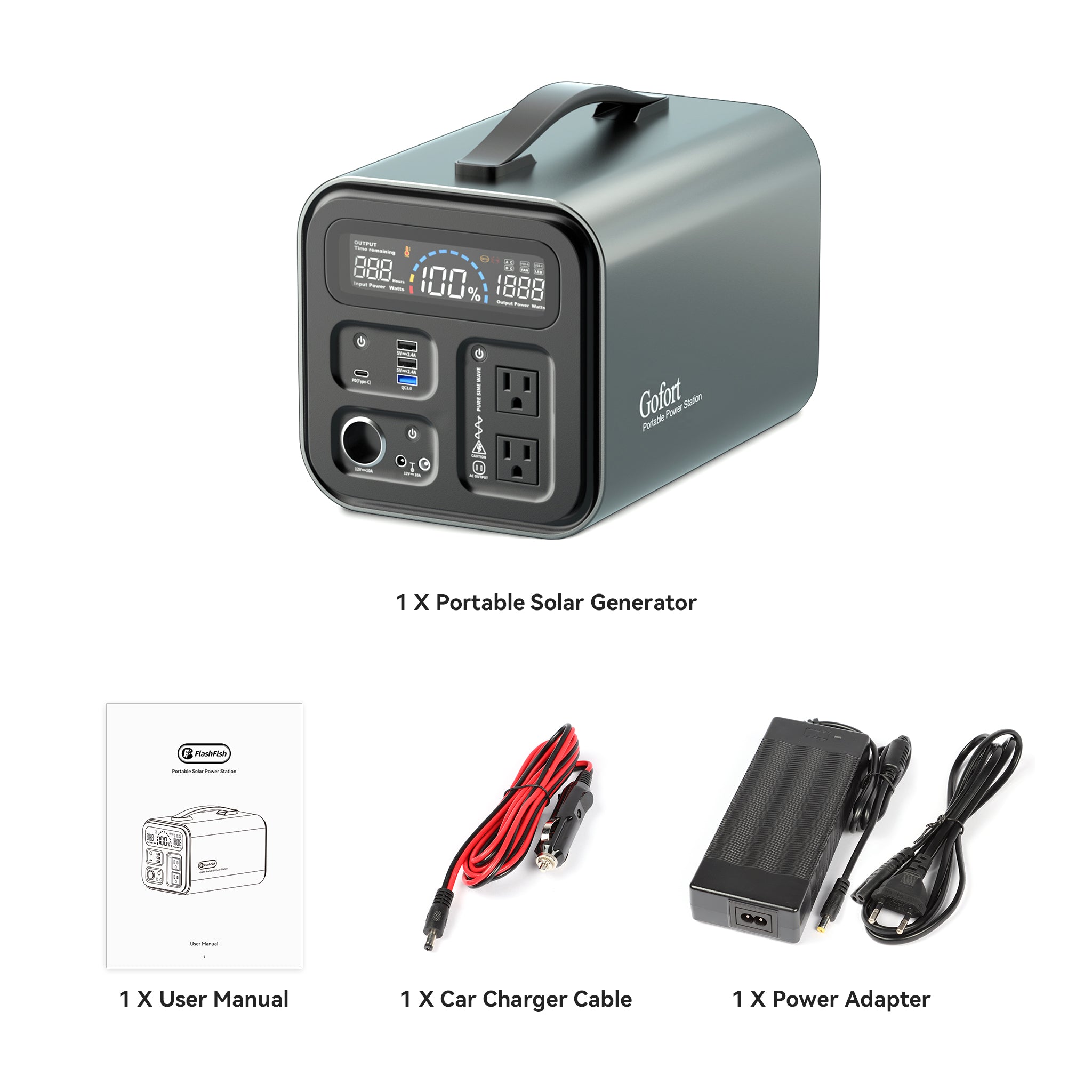 GOFORT 1200W Portable Power Station