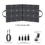 Load image into Gallery viewer, GOFORT 100W 18V Portable Solar Panel